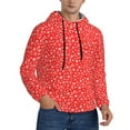 thumbnail image 2 of Naloa Hohoho4 Men's Casual Hooded Collar Drawstring Hoodies Pullover Sweatshirts Casual Long Sleeve Shirts-X-Large, 2 of 7
