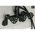 thumbnail image 3 of Kingston Brass AE8450RX Belknap Wall Mount Clawfoot Tub Faucet, Matte Black, 3 of 7