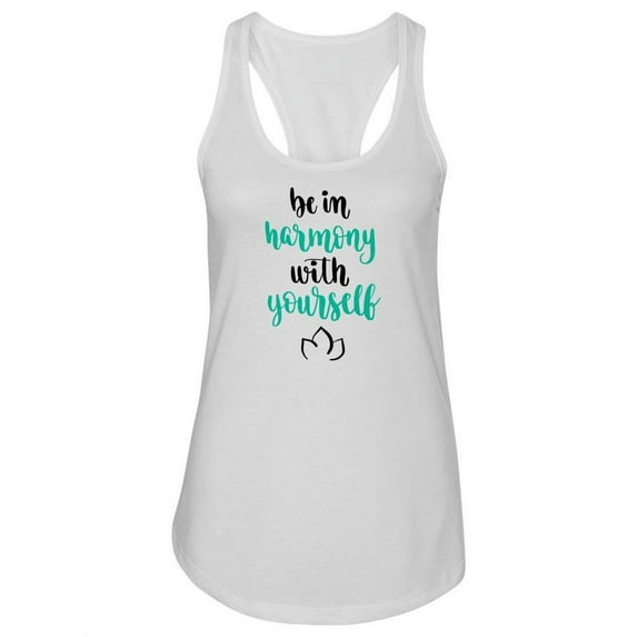 Harmony With Yourself Tank Women -Image by Shutterstock, Female x-Large