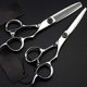 thumbnail image 1 of Juego de tijeras profesionales para cortar el cabello de 6 pulgadas, tijeras de barbero de acero inoxidable 440C japonés con hojas ultra afiladas y mango ergonómico., 1 of 4