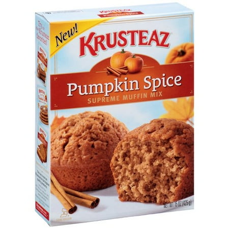 Krusteaz Pumpkin Spice Supreme Muffin Mix, 15 oz - Walmart.com