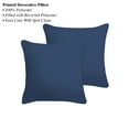 Mainstays 16" x 16" Solid Decorative Outdoor Throw Pillow, Indigo