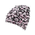 thumbnail image 2 of Only Moment Pink Satin Lined Beanie for Women Acrylic fiber Y2k Unisex Outdoor Winter Hat Thick Warm Beanie Cap for Men Women One Size, 2 of 3