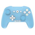 thumbnail image 1 of Manette Sans Fil pour Console Nintendo Switch/Switch Lite, Manette de Jeu Rechargeable Supporte Turbo Réglable, Écran et Axe Gyroscopique (Bleu), 1 of 8