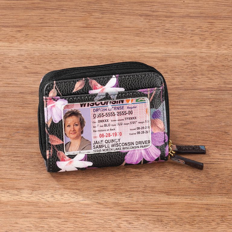 Floral Credit Card Wallet - Lady Jayne