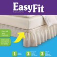 thumbnail image 3 of Adjustable Pom Pom Fringe Bed Skirt by Easy Fit, 3 of 4