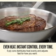 thumbnail image 5 of Alva Maestro 11" 5-Ply Stainless Steel Frying Pan, Non Toxic, Oven Safe, 5 of 12