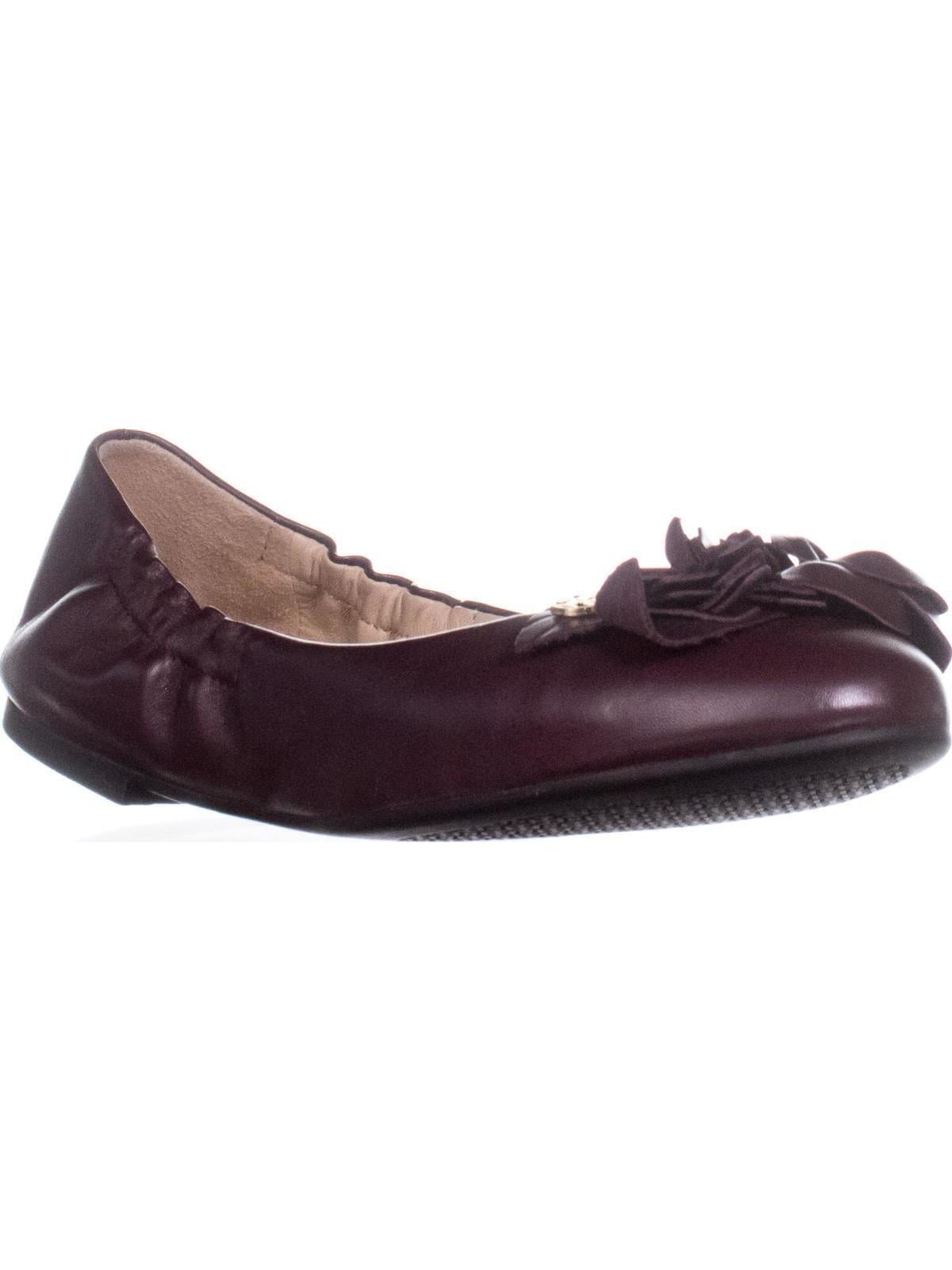 Womens Tory Burch 32458 Blossom Ballet Flats, Port Womens Tory Burch 32458 Blossom Ballet Flats, Port