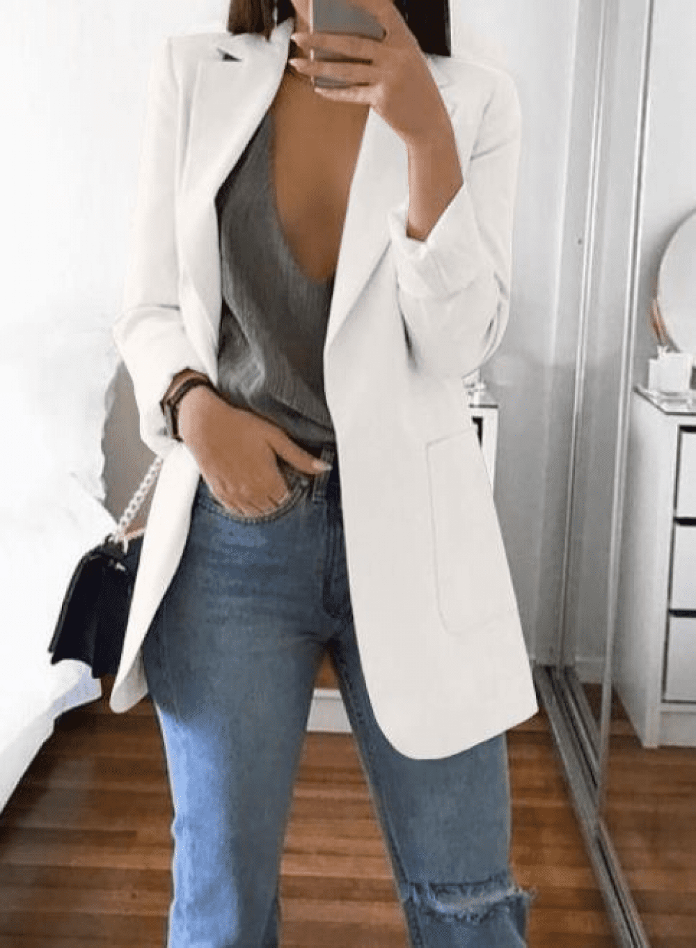 Women's White Blazers