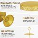 thumbnail image 3 of Set de soportes para postres Fivenl de 8 piezas, metal dorado, de 3 niveles, 3 of 7