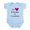 Sky Blue, variant on CafePress - My Heart Belongs To Grandma Infant Bodysuit - Baby Light Bodysuit, Size Newborn - 24 Months