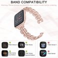 thumbnail image 2 of Wearlizer Rose Gold Metal Bracelet Strap, Compatible with Fitbit Versa 2, Wristwatch Band, 2 of 6