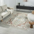 thumbnail image 5 of HomeRoots 534064 8 x 10 ft. Ivory Abstract Rectangle Area Rug, 5 of 5