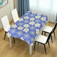 thumbnail image 7 of Coolnut Daisy Flower Tablecloth 60"x108", Waterproof Washable Polyester Square Table Cover, Durable Tablecloth for Kitchen Dining Table Party Decor, 7 of 7