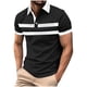 thumbnail image 2 of pstuiky camisetas para hombre, Camisa tipo blusa de manga larga con cuello vuelto y solapa con estampado de botones para hombre camisas casuales para hombre xxl, 2 of 3