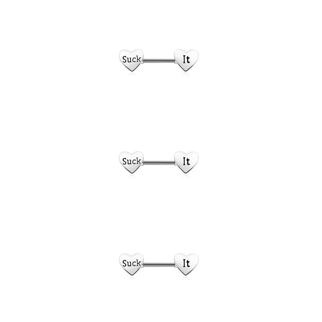 Guardurnaity Anillos para pezones Exquisito accesorio de joyería para mujer Adorno para el pecho Pequeños piercings en el cuerpo en forma de Type1 NO1