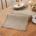 thumbnail image 6 of Table Runner,Table Flag Festival Natural Linen Weaving Solid Color Long Tablecloths Dust-Proof Foyer Chest Cover Handkerchief 11.81x47.24 inch for Party Wedding Restaurant Home Decoration, 6 of 6