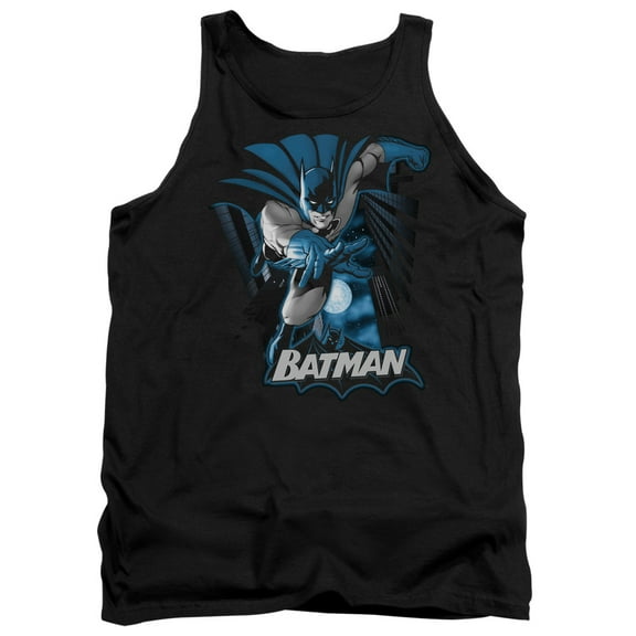 Jla - Batman Blue & Gray - Tank Top - Large