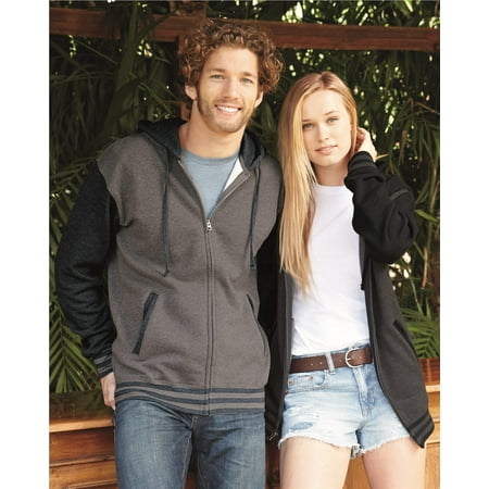 - Independent Trading Co. Unisex Varsity Hooded Full-Zip Sweatshirt