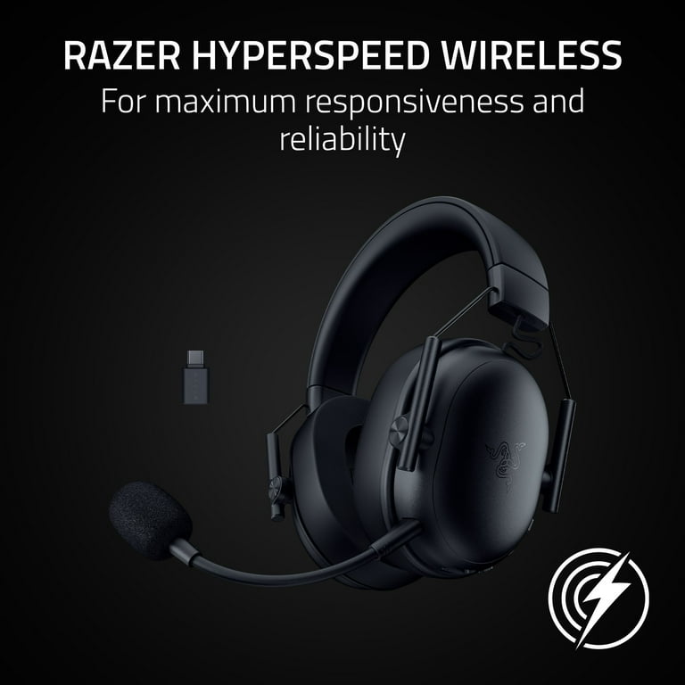Razer, Wireless Esports PC Gaming Headset, Black, Hyperspeed 2.4