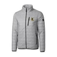 thumbnail image 2 of Men's Cutter & Buck  Gray Pittsburgh Steelers Big & Tall Rainier PrimaLoft Eco Insulated Full-Zip Puffer Jacket, 2 of 3