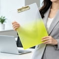 thumbnail image 6 of Clip Board Acrylic Clipboard Clear Clip Board Cute Clipboard Clear Gold Clipboard Letter Size Clip Board with Strong Clip Hanging Hole for Office Drawing Writing Document Classroom Organization, 6 of 8