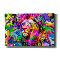 Epic Graffiti 'Lion,' Canvas Wall Art, 40"x26"