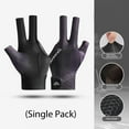 thumbnail image 1 of Bgsha 1pc Snooker Billiard Cue Glove Left Hand Pool Three Finger Open Glove, 1 of 6