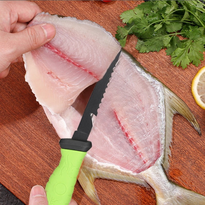 8PCS Stainless Steel Kitchen Professional Sashimi Knife Boning Knife for Men Sharp Chef Knife Anti-stick Ergonomic Handle Unique Kitchen Gadgets Utility Knife Ideal for Home Use