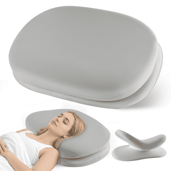 KAIPARA Cervical Neck Pillow for Side Sleepers, Cooling Memory Foam Contour Pillow with Detachable Dual-Layer Soft & Firm Support, 26" x 15" x 4.3"