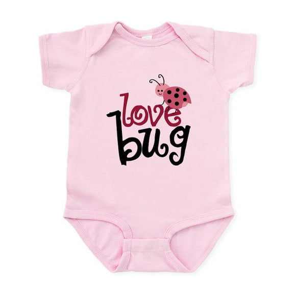 CafePress - Love Bug Infant Bodysuit - Baby Light Bodysuit, Size Newborn - 24 Months