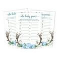 thumbnail image 1 of Inkdotpot 50 BabyAlphabetABCGameAntler (Boy) Baby Shower Game Gender Neutral Party Supplies, 1 of 6