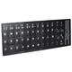 thumbnail image 1 of Pegatina de Teclado, Calcomanía de Teclados de Lenguaje Universal de Letra Blanca A Prueba de Polvo Para Escritorio para PC para la Computeradora Portátil de 10 Pulgadas A 17, 1 of 7
