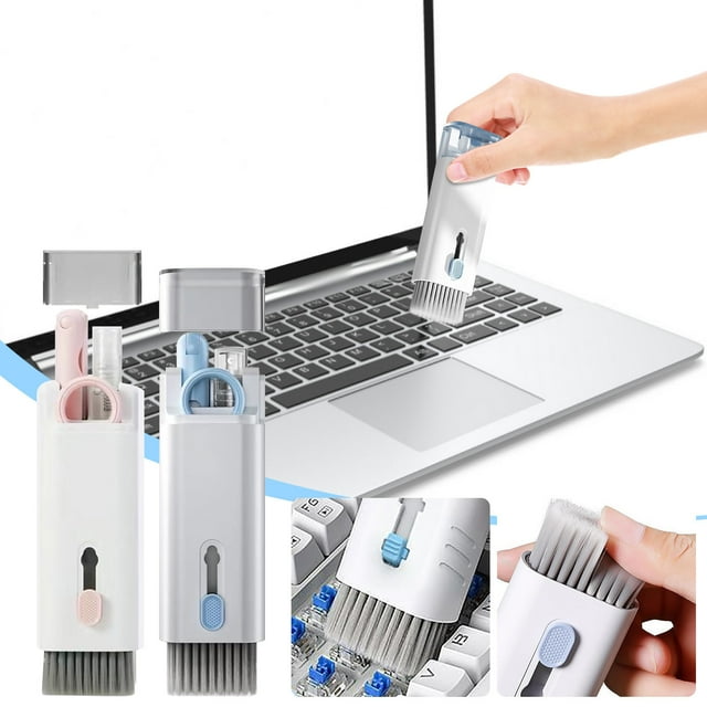 Meitianfacai Keyboard Cleaning Brush Ordinateur Portable Cleaner, Multifunctional Deep Cleaning Tool for Cameras, Game Controllers, Computer, Keyboard