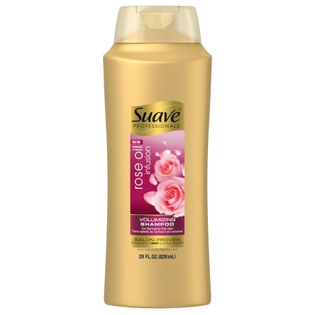 (2 pack) Suave Professionals Rose Oil Infusion Shampoo, 28