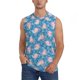 thumbnail image 1 of Fotbe happy baby axolotls Men's Camiseta sin Mangas Estampada para Hombres, Playera Casual para Gimnasio, Entrenamiento, Playa-XX-Large, 1 of 7