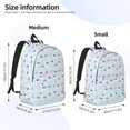 thumbnail image 2 of Easygdp Rabbit In The Rain Mochila de Lona Resistente para Laptop, Compatible con Laptops de 15 a 17 pulgadas, Ideal para Escuela, Trabajo y Viajes-Medium, 2 of 5