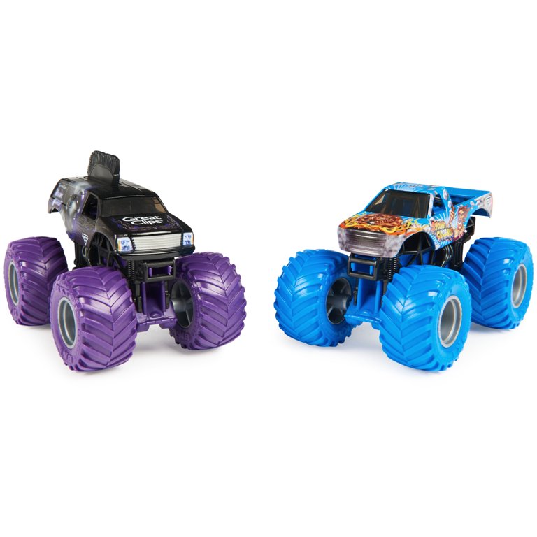 Monster Jam Mohawk Warrior Vs. Stone Crusher - 1:64 Scale Monster