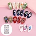 thumbnail image 3 of Pegatinas de Uñas 5D Perfecl 5D-K144 Flor Hoja Conejo, 3 of 7