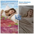thumbnail image 2 of Red Botanical Cooling Blanket,Lightweight Summer Throw Blanket with Double Sided Cold Effect,Watercolor Spring Floral Oil Painting Elegant Picnic Blankets Bed Sheet for Hot Sleepers 60"x80", 2 of 8