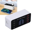 thumbnail image 1 of Recharge USB, Station de Recharge USB 65 W à 8 Ports, Concentrateur USB à Ports Multiples, Écran LCD Compact, Compatible avec Tablette IOS, Écouteurs bt et Plus, 1 of 8