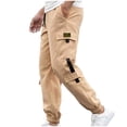 thumbnail image 1 of Jamicy Pantalons Cargo pour Hommes Cadeau pour Hommes Pantalons de Sport Cargo pour Hommes Pantalons de Musculation Fuselés Pantalons Longs Coupe Ample Pantalons de Sport de Course Randonnée, 1 of 8