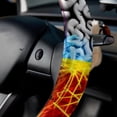 thumbnail image 5 of Mathematical Engineering 14.5 Inch Printing PVC Leather Car Wheel Cover Auto Accessories, 5 of 6