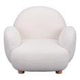 thumbnail image 3 of Kids Comfy Plush Reading Chair with Arms - Sturdy Cushioned Accent Chair for Toddlers, Childrens Bedroom, Lounge, Preschool, Daycare - Teddy Bear Fabric, 3 of 3