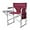 Burgundy, variant on Stylish Camping Full Back Folding Director's Chair