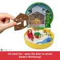 thumbnail image 4 of Polly Pocket Micro Buddy & Santa Dolls and Playset, Collaboration Elf Compact with 5 accessories, Holiday Theme, 4 of 7