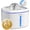 Cat Fountain +3 Filters+mat, variant on Cat Water Fountain,84oz/2.5L Pet Cat Fountain – Ultra Quiet Upgraded Automatic Pet Water Dispenser with 8 Replaceable Filters, Indoor Cat & Dog Drinking Bowl (Cat Fountain+8 Filters)