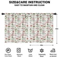 thumbnail image 2 of Blackout Kids Curtains,Multicolor Christmas Word Pattern Childrens Insulated Curtains Set Of 2,Bedroom Essentials,Toddler Room Decor 52"x63", 2 of 5