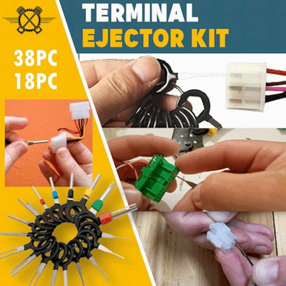MORESEC Terminal Removal Tool, 56-Piece Wire Pin Extractor and Crimp Connector Kit for Auto Electrical Repair, Stainless Steel Tools for Easy Removal and Installation of Terminals without Damage