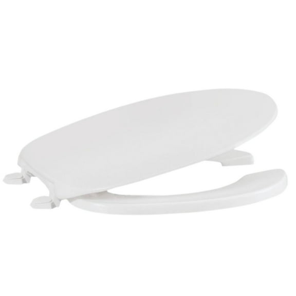 Centoco 220-001 Round Plastic Open Front Toilet Seat, White